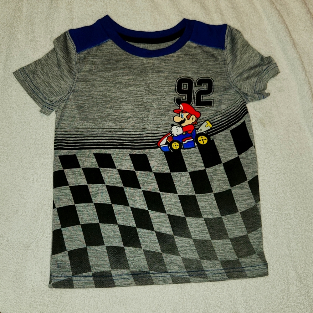 Boys Jumping Beans Amazing Active Tee  Mario Kart Size 5